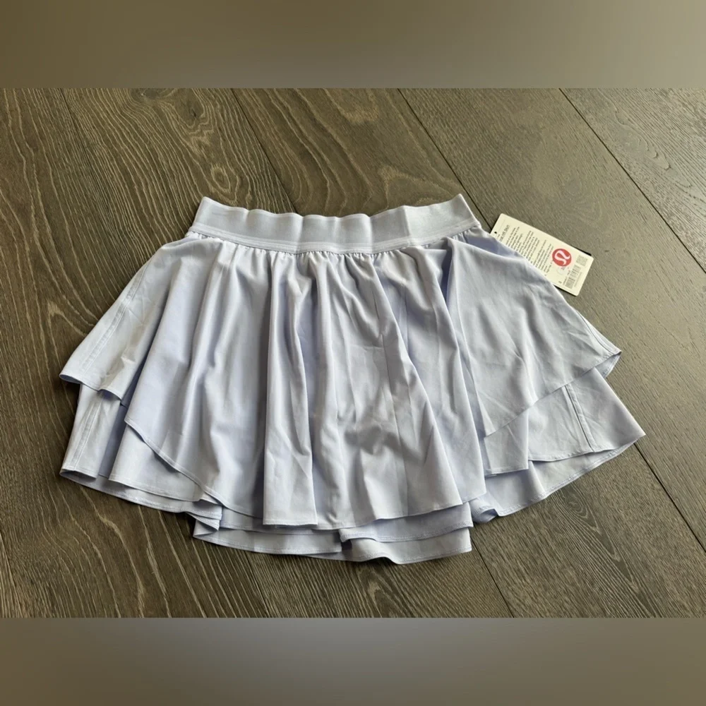 Lululemon Court Rival High-Rise Skirt *Long in Pastel Blue Size 8
